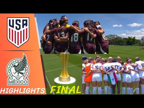 Final 🏆 | ¡Duelo épico! México 🇲🇽 vs Estados Unidos 🇺🇸 Femenil Sub-15 🔥Resumen - Concacaf 11.8.24
