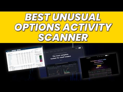 Best Unusual Options Activity Scanners For Spotting Profitable Opportunities