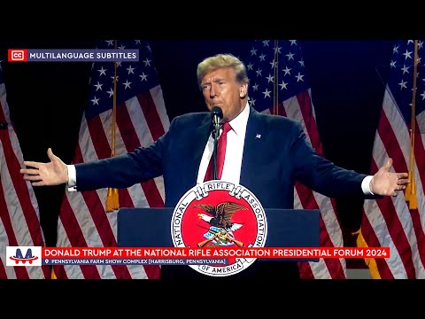 🇺🇸 Donald Trump | Full speech at NRA Presidential Forum 2024 (Subtitles) [CC]