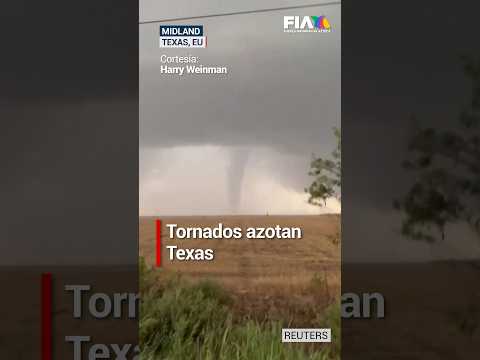 ¡El mal clima sigue en EU! Tras las intensas lluvias, dos tornados azotan Texas
