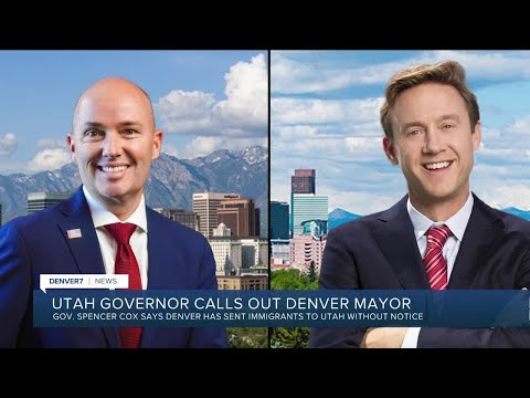 Utah governor calls out Denver Mayor Mike Johnston for sending immigrants to Salt Lake City