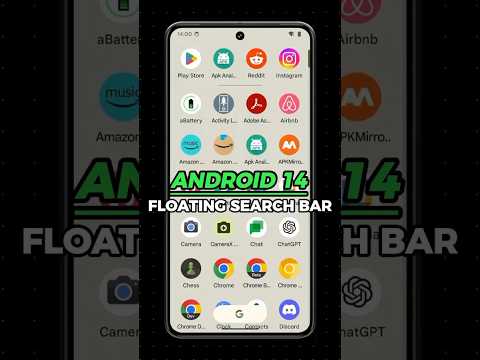 😎 Android 14&#039;s FLOATING search bar could be a GAME CHANGER. #Android14 #Pixel #Google