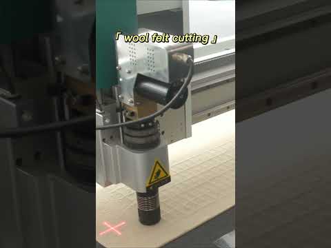 Digital wool felt cutting machine #wool #felt #cuttingmachine #shorts