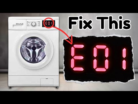 E01 Error on Your Washing Machine? Discover the Fast Fix Experts Use!