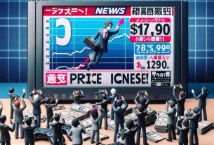 A high-definition image simulating a breaking news announcement showing the price increase for a popular gaming console in Japan.